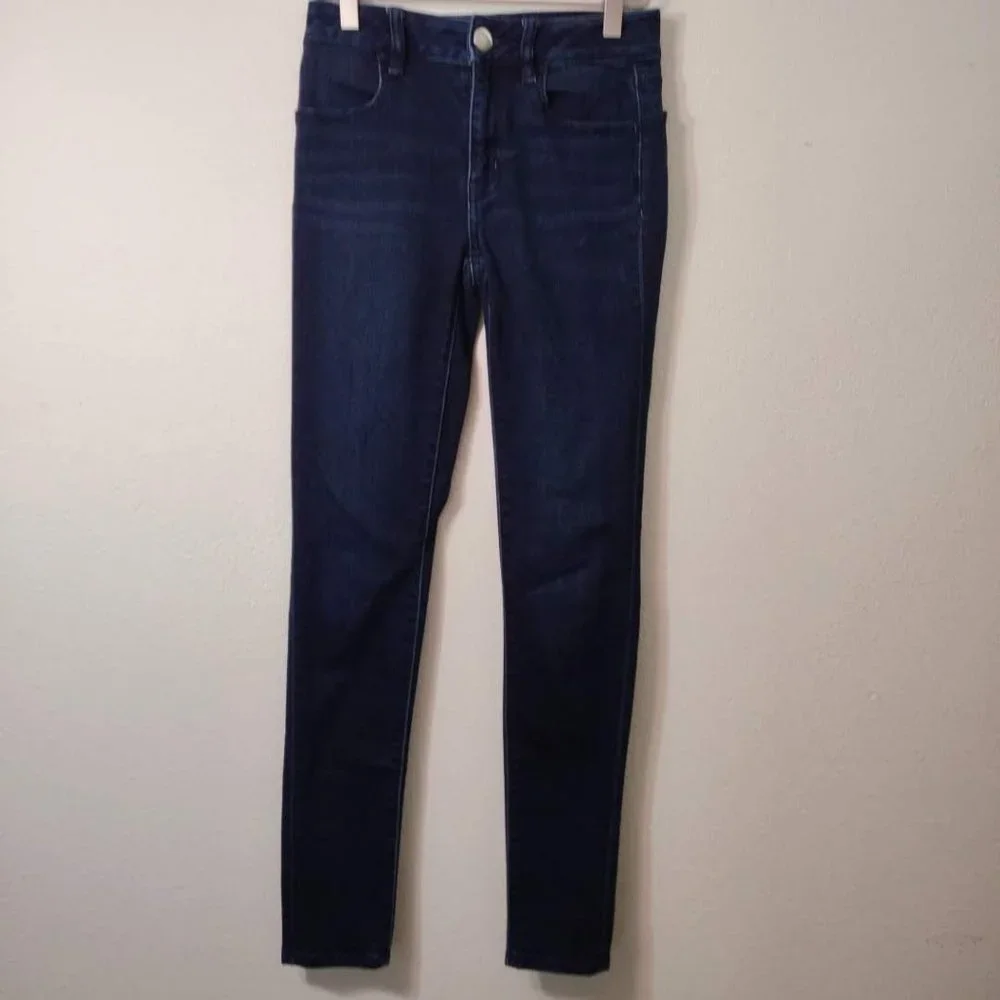 American Eagle Dark Wash Hi-Rise Jegging 0